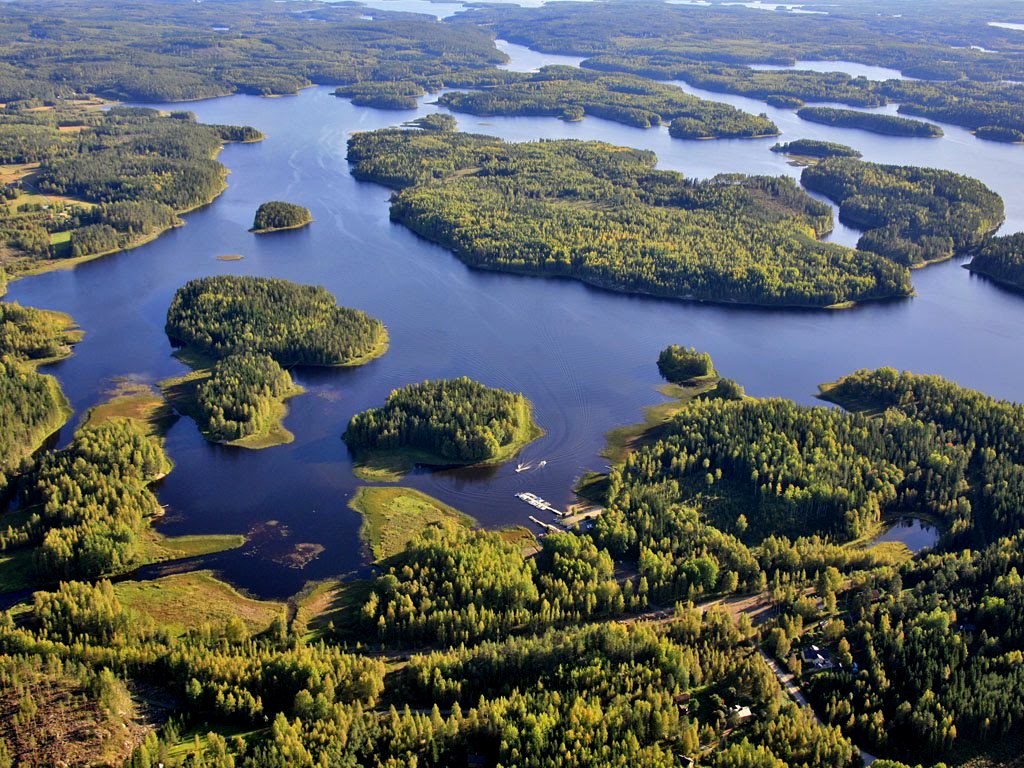 Озеро Сайма в Финляндии