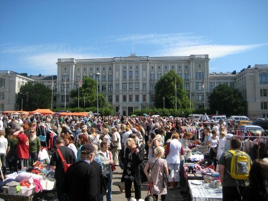 Блошиные рынки Хельсинки