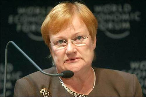 Тарья Халонен первая женщина-президент Финляндии