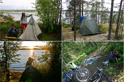 С палаткой в Финляндию